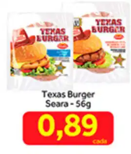Shibata Supermercados Texas Burger Seara 56g oferta