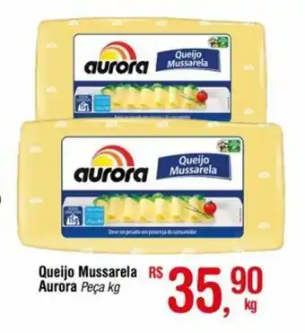 Fort Atacadista Queijo Mussarela Aurora 1kg oferta