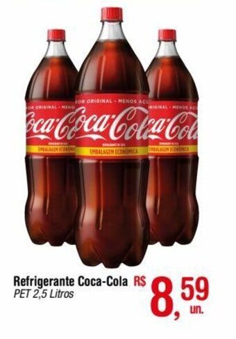 Fort Atacadista Refrigerante Coca Cola 2.5L oferta