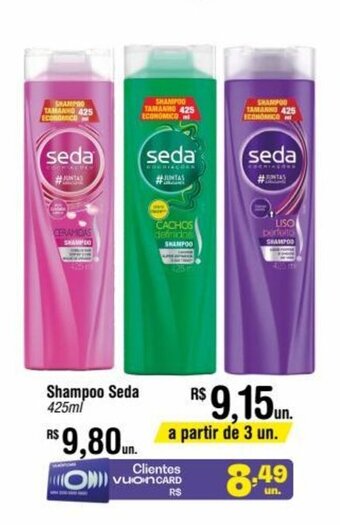 Fort Atacadista Shampoo Seda 425ml oferta