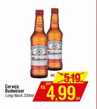 Fort Atacadista Cerveja Budweiser 330ml oferta