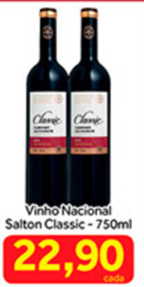 Shibata Supermercados Vinho Nacional Salton Classic 750ml oferta