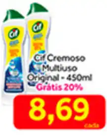 Shibata Supermercados Cif Cremoso Multiuso Original 450ml oferta