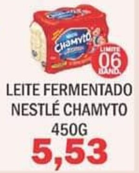 Supermercados Mendonça Leite Fermentado Nestle Chamyto 450g oferta