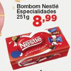 Chama Supermercados Bombom Nestle Especialidads 251g oferta