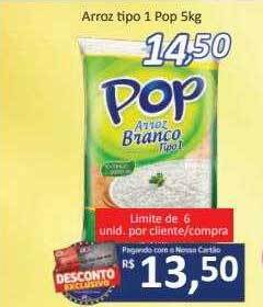 Supermercados Savegnago Arroz tipo 1 pop oferta