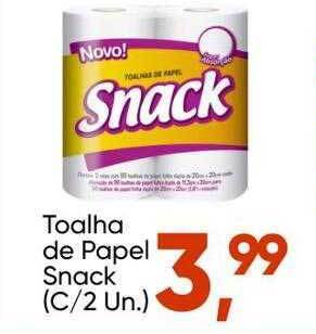 Imec Supermercados Toalha de papel snack oferta