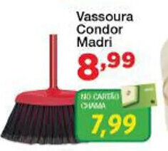 Chama Supermercados Vassoura Condor Madri oferta