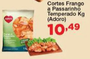 Cortes Frango a Passarinho Temperado 1kg