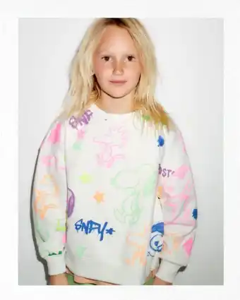 ZARA Moletom snoopy ® peanuts oferta