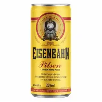 Supermercado Precito Cerveja eisenbahn pilsen lata 269ml oferta