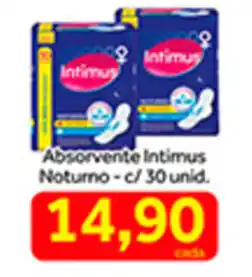 Shibata Supermercados Absorvente Intimus Noturno c/30 unid. oferta