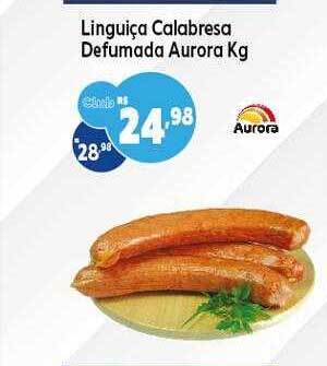 GoodBom Linguiça calabresa defumada aurora kg oferta