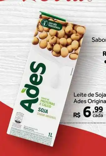 Leite de soja ades original