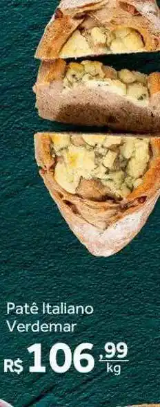 Verdemar Supermercado Patê italiano verdemar oferta