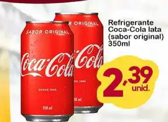 Super Vale Supermercados Refrigerante Coca-cola Lata Sabor Original 350ml oferta