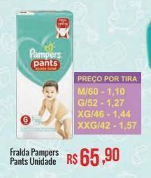 Mart Minas Fralda pampers pants unidade oferta