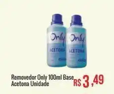 Removedor only 100ml base acetona