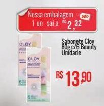 Mart Minas Sabonete cloy 80g c/6 beauty oferta