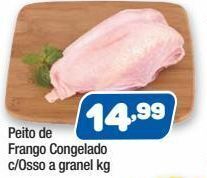 Costazul Supermercados Peito de frango congelado c/osso a granel kg oferta