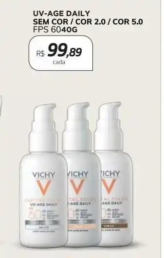 Drogal La roche-posay uv-age daily sem cor, cor 2.0, cor 5,0 fps60 40g oferta