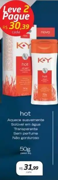 Drogal Lubrificante intímo ky hot 50g oferta