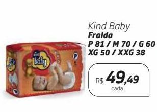 Drogal Kind baby fralda p 81 / m 70 / g 60 xg 50 / xxg 38 oferta