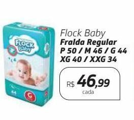 Drogal Flock baby fralda regular p 50 / m 46 / g 44 xg 40 / xxg 34 oferta