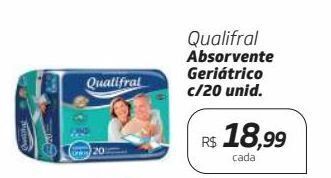 Drogal Qualifral absorvente geriátrico c/20 unid oferta
