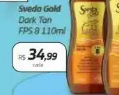 Drogal Protetor solar sveda gold dark tangerine fps8 110ml oferta