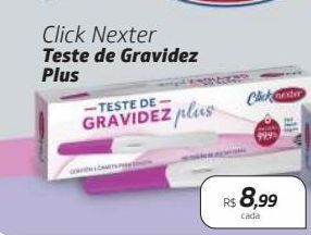 Drogal Click nexter teste de gravidez plus oferta