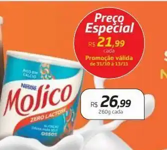 Drogal Nestlé molico 260g oferta