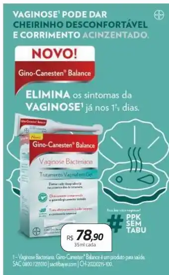Drogal Gino canesten balance gel 35ml cada oferta