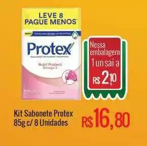 Mart Minas Kit Sabonete Protex 85g c/8 unidades oferta
