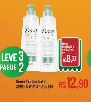 Creme Pentear Dove 200ml Day After Leve 3 Pague 2