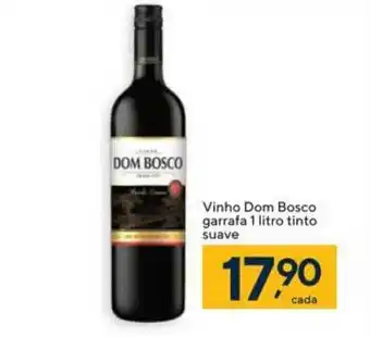 Vinho Dom Bosco Garrafa 1 Litro Tinto Suave