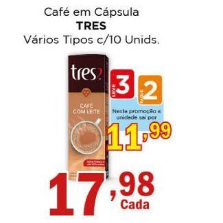 Supermercados Mundial Café em cápsulas oferta