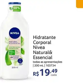 Hidratante corporal nivea