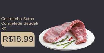 Big Box Costelinha Suína Congelada Saudali 1kg oferta