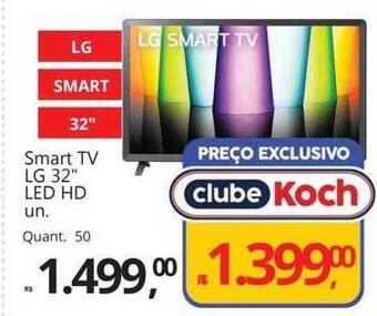 Supermercados Koch Smart tv lg 32 oferta