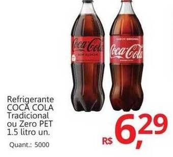 Supermercados Koch Refrigerante coca cola tradicional ou zero oferta