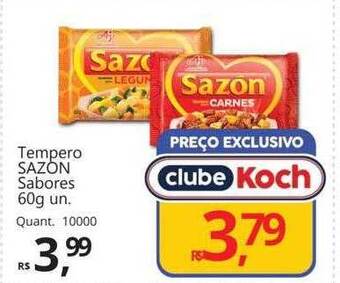 Supermercados Koch Tempero sazon sabores oferta