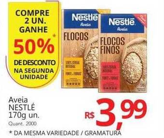 Supermercados Koch Aveia nestlé oferta