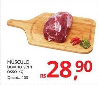 Supermercados Koch Músculo bovino sem osso kg oferta