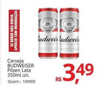Supermercados Koch Cerveja budweiser pilsen oferta