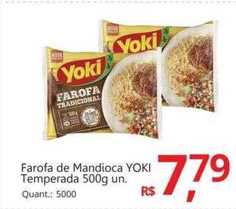 Supermercados Koch Farofa de mandioca yoki temperada oferta