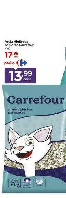 Carrefour Areia higiênica p gatos carrefour oferta