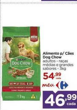 Carrefour Alimento p cães dog chow oferta