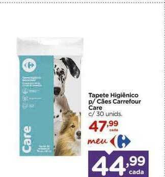 Carrefour Tapete higiênico p cães carrefour care oferta