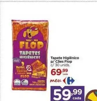 Carrefour Tapete higiênico p cães flop oferta